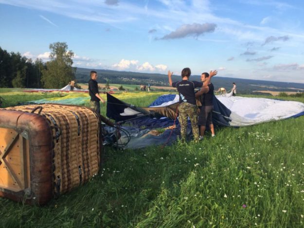 Horkovzdušené balony, Podkrkonoší, Pod Zvičinou