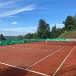 Tenisový kurt v Hotelu Pod Zvičinou nedaleko Dvora Králové nad Labem (Podkrkonoší)