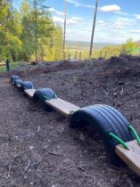 Hřiště s balančními a prolézacími prvky